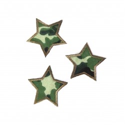 Militar Green Iron on Patch Star